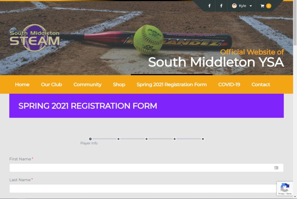 Spring 2021 Registration Form